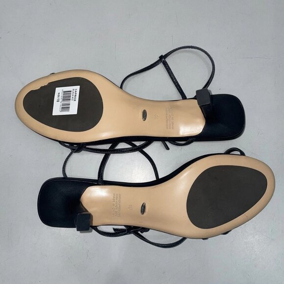 Tony Bianco Caprice Black Kid Sandal Heel Women's US 10 - Picture 7 of 7